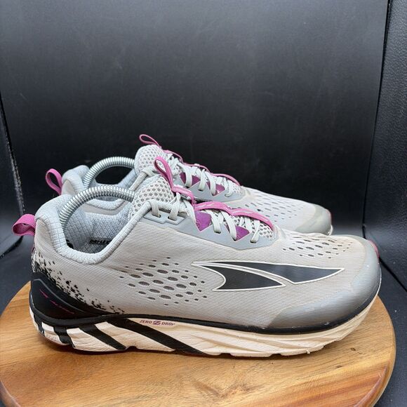 Altra Torin 4 Womens Size 11 Running Shoes Gray Pink Sneakers ALW1937F254